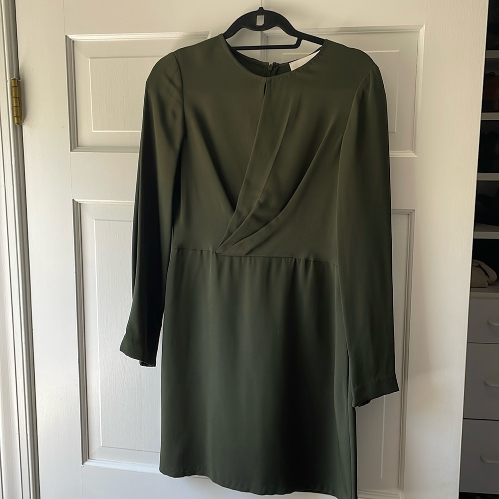 Philip Lim 3.1 olive keyhole dress